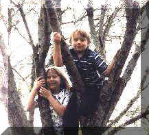 Ross and Rachel love to climb.